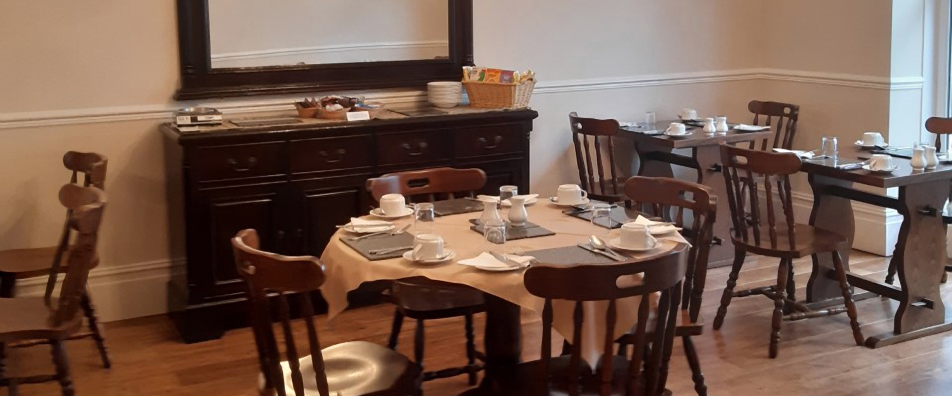 Enjoy your breakfast in our light and airy Dining Room